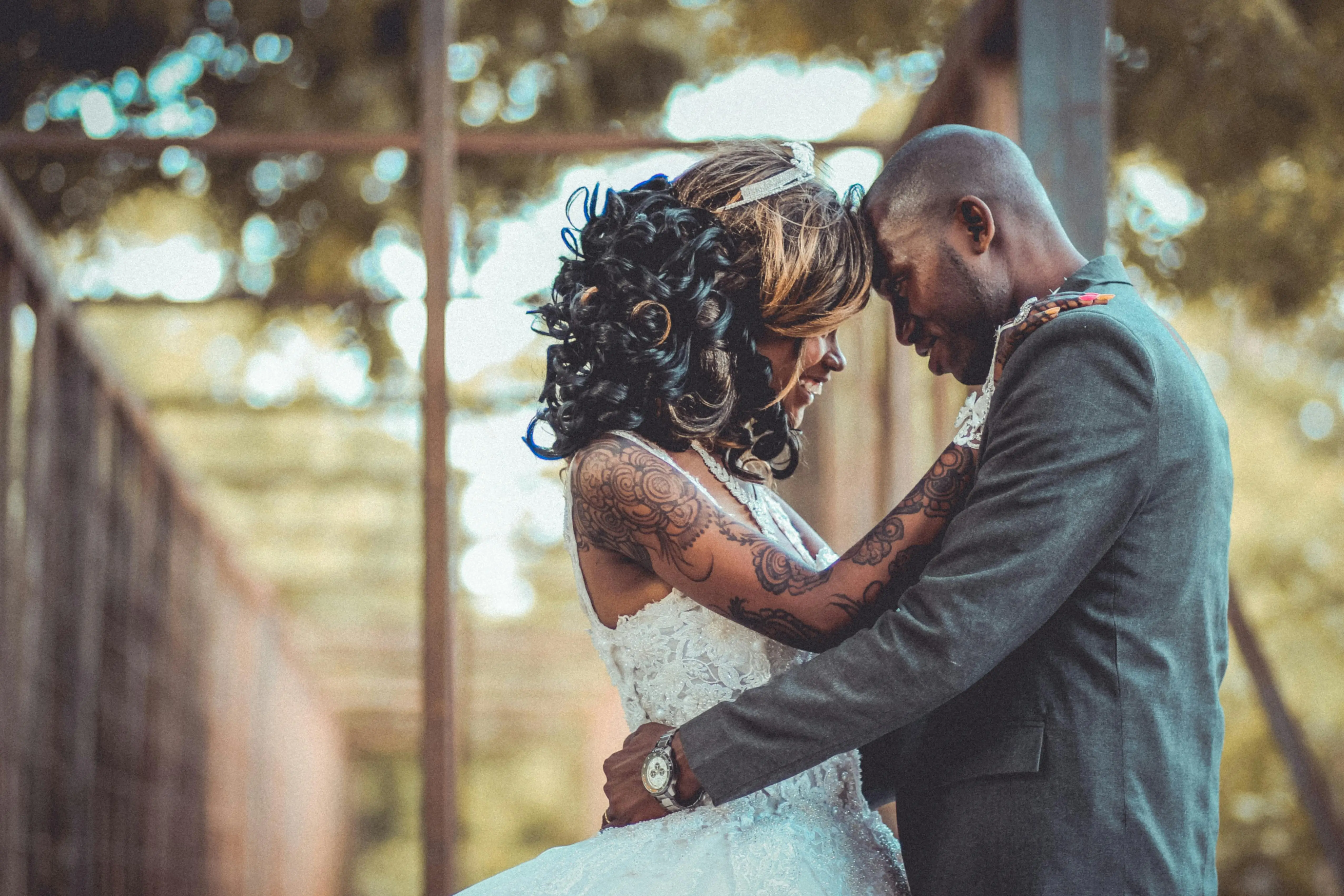  Gold wedding photo taken by Levels motion pictures in Kenya 